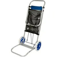 Aktive Chair Mover Trolley Beach 52x37x105 Cm Bleu,Gris