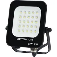 Silamp Projecteur LED Extérieur SMD 20W IP65 Noir - Blanc Neutre 4000K - 5500K