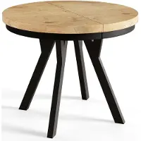 Alpi Möbel AlpiMeble Table de Salle à Manger Evo, Table de Salon Extensible, Lateau Stratifié 36 mm, Pieds Stables, Diamètre 80 cm - Lancelot - Collection Evo