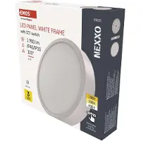 Emos Luminaire à LED NEXXO blanc, 22,5 cm, 21 W, blanc chaud/neutre, ZM5143