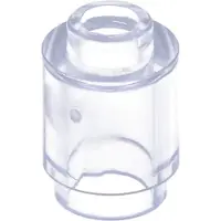 LEGO 250 pièces pierres 1x1 rondes, transparentes