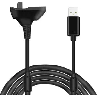MMOBIEL Câble de charge USB pour XBOX 360/360 Slim Wireless Controller - 1.5 m 4800 mAh