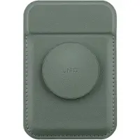 Uniq Flixa Portefeuille magnétique avec porte-cartes Vert/Lichen Vert Magsafe