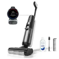 Tineco Floor One S5, Aspirateur Laveur Eau et Poussière Intelligent pour Sols Durs, Longue Autonomie Aspirateur Laveur sans Fil