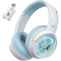 Onikuma GT802, casque filaire et sans fil, 20 - 20000 Hz, gaming, casque avec microphone, blanc