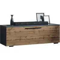 VCM Meubles Meuble Télévision | Planche | Armoire Meuble Télévision avec porte pliante large | Dimensions H. 39 x W. 115 x D. 40 cm | Fernseh Furniture – Arila M