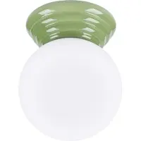 Sollux Applique ZORI vert IP44 1xG9 8W céramique émaillée/verre 12x16x12cm