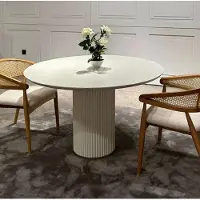 Xl Moebel Gmbh Table de salle à manger de luxe Noir plateau de table rectangulaire en bois Meubles modernes