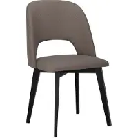 Mirjan 24 Chaise de salle à manger rembourrée AFTON 7 - noir / marron 1