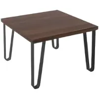 Xl Moebel Gmbh Table basse marron noire à la mode Table basse en bois Plateau de table Moderne