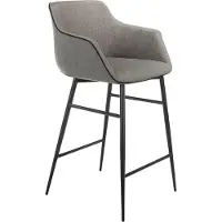 ANGEL CERDA SL Angel Cerdá Tabouret en tissu gris 4089