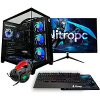 Nitropc PC de bureau gaming Pack Extrême - AMD Ryzen 7 5800X, NVIDIA GeForce RTX 5060 8 GB, 32 GB RAM, 1 TB SSD, Windows 11 Pro