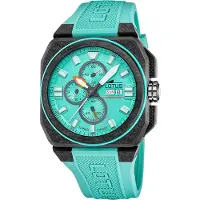 Lotus Montre à affichage analogique turquoise