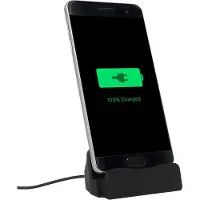 Avizar Station d'accueil Smartphone Charge & Synchro connecteur Micro-USB - Noir