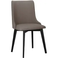 Mirjan 24 Chaise de cuisine rembourrée AFTON 9 - noir / marron 1