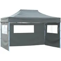 Syfax Tente de fête Anthracite 280 x 410 x 315 cm Tissu Oxford