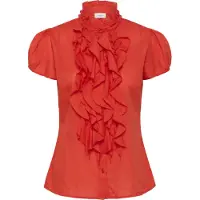 Saint tropez Chemisier rouge feu