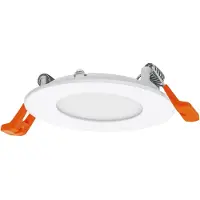 Osram Spot encastrable LED Essential Slim 85 mm 4,5 W blanc, lot de 3 spots encastrés 240 lm blanc froid 4000 K, spot de plafond IP20