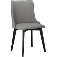 Mirjan 24 Chaise de cuisine rembourrée AFTON 9 - noir / gris
