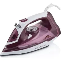 Eta TIARA II Fer à repasser à vapeur ETA126990000, 2 400 W , surface de repassage Eloxium Premium, vapeur verticale, spray, goutte à goutte, anticalcaire, autonettoyant, fonction arrêt automatique