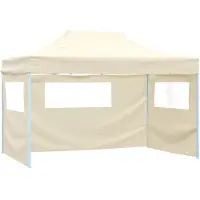 Syfax Tente de fête Crème 280 x 410 x 315 cm Tissu Oxford