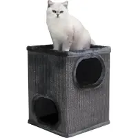 Nobby Kratzonne Adra gris foncé, dimensions : 38 x 38 x 50 cm