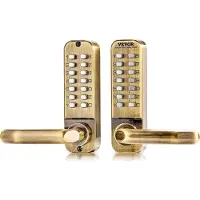 Vevor Serrure mécanique sans clé pour porte d'entrée 14 clés Serrure mécanique pour porte étanche