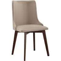 Mirjan 24 Chaise de cuisine rembourrée AFTON 9 - noyer / beige