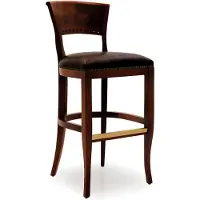 Xl Moebel Gmbh Tabouret de bar royal rembourré Classique velours 1 siège style antique Chaise