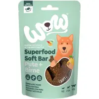 WOW! WOW ! Barre tendre - Dinde et poire - 150 g