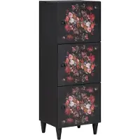 Syfax Armoires de rangement avec porte Multicolore 40 x 33,5 x 110 cm