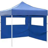 Syfax Tente de fête Bleu 291 x 291 x 315 cm Tissu Oxford