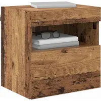 Sonstiges Meuble TV mural Bois Ancien 40 x 30 x 40 cm Bois d'ingénierie