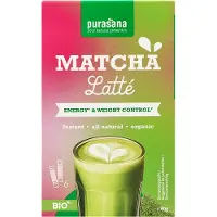 Purasana Sans gluten | Latte Instantané Matcha & Moringa - 6 x 10g