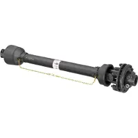 Wiltec Arbre Transmission T4 cardan - longueur 1100-1210 mm / 2x 1 3/8" 6 dents & Embrayage / 460 Nm / 540 tr/min / 40 kW (55 CV) - Prise de force agricole