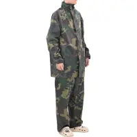 Syfax Combinaison de pluie avec capuche 2 pcs Hommes Camouflage XXL