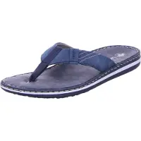 Rieker Chaussures de ville pour hommes, sandales, couleur bleue, style décontracté