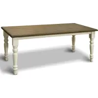 Casa Padrino Table de salle à manger de style rustique - Différentes couleurs et tailles - Table de cuisine en bois massif - Meubles de salle à manger de style rustique