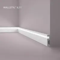 NMC IL11 WALLSTYL Plinthe Moulure décorative Corniche de plafond Éclairage indirect 2 m