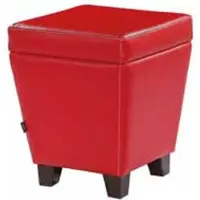 Xl Moebel Gmbh Tabouret de bar Luxe Tabouret rembourré Moderne Designer Salon Cuir Tabouret Rouge
