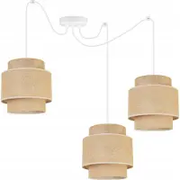 Light11 HOME Suspension, lustre, abat-jour, Boho Juta