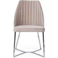 AEA Beiger Esszimmerstuhl Designer Küchenstuhl Lehnstuhl Moderne Stühle