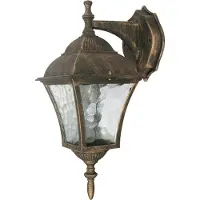 Rabalux 8391 Applique extérieure Toscana, E27, or, ronde, classique, IP43, ø205mm
