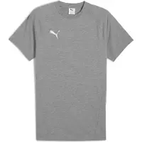 Puma T-Shirt fonctionnel 'TeamEvostripe' gris / blanc