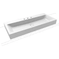 Kaldewei CONO lavabo mural 3091 1200x500x120 mm, 902706033001