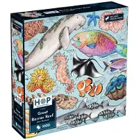 The House of Puzzles Puzzle "Grande Barrière de Corail" de la marque , 1000 pièces, thème : océan