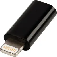 Valueline Adaptateur Lightning vers Micro USB Noir