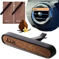 Uni-T Parfum d'ambiance pour voiture DUFT - diffuseur métallique pour calandre + 2 recharges