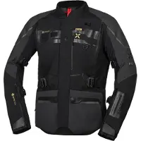 IXS Venture-GTX 1.0, veste textile Gore-Tex ,Noir/Gris Foncé ,M