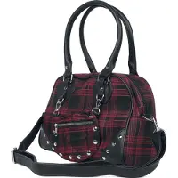 Syal Sp. zo.o. , sac à main alternatif - Motif carreaux Warren, rouge